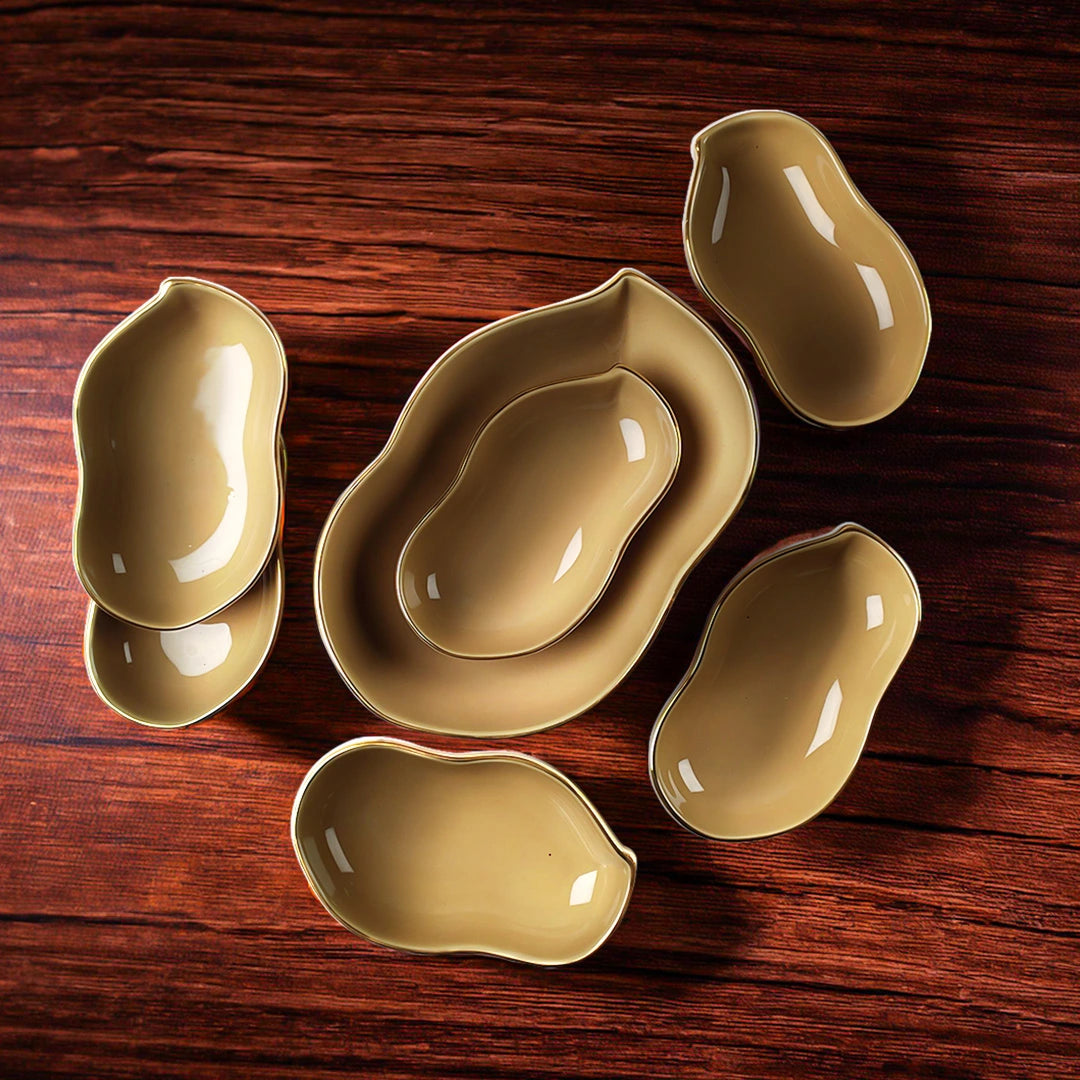 Arachis Nut Shape - 7 Pcs Dessert Set