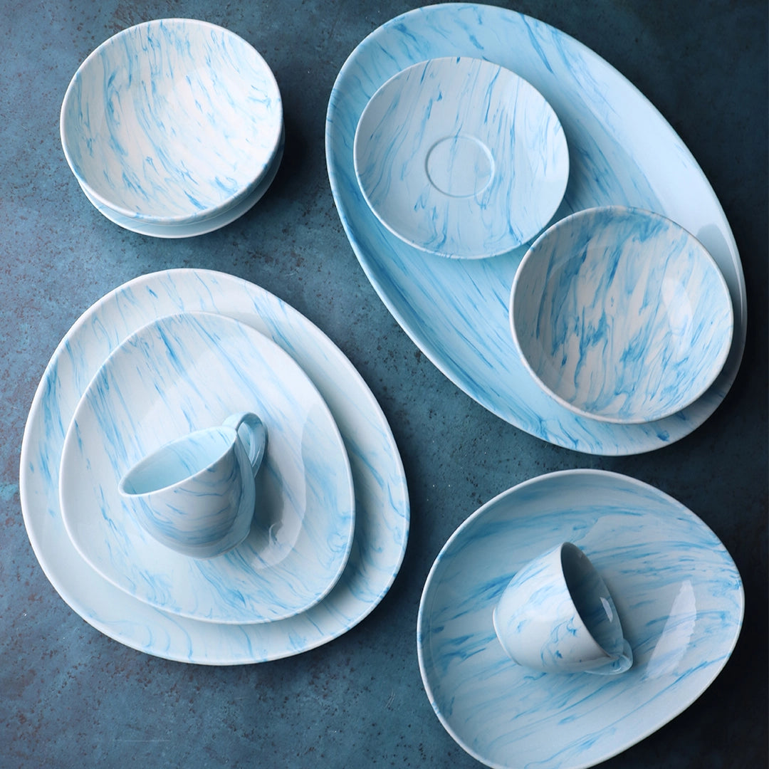 The Blue Breeze - 32 Pcs Dinner Set