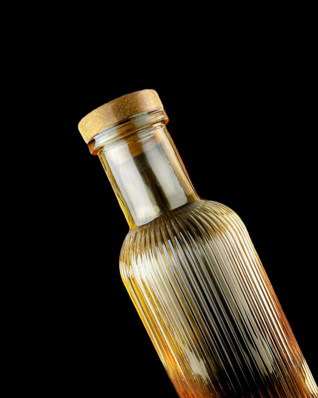 Colorful Glass Water Bottle - 1 Litre (Brown)