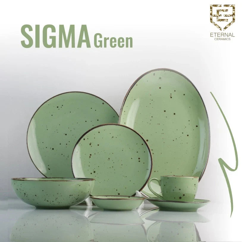 Sigma Green - Exclusive 32 Pieces Dinner Set