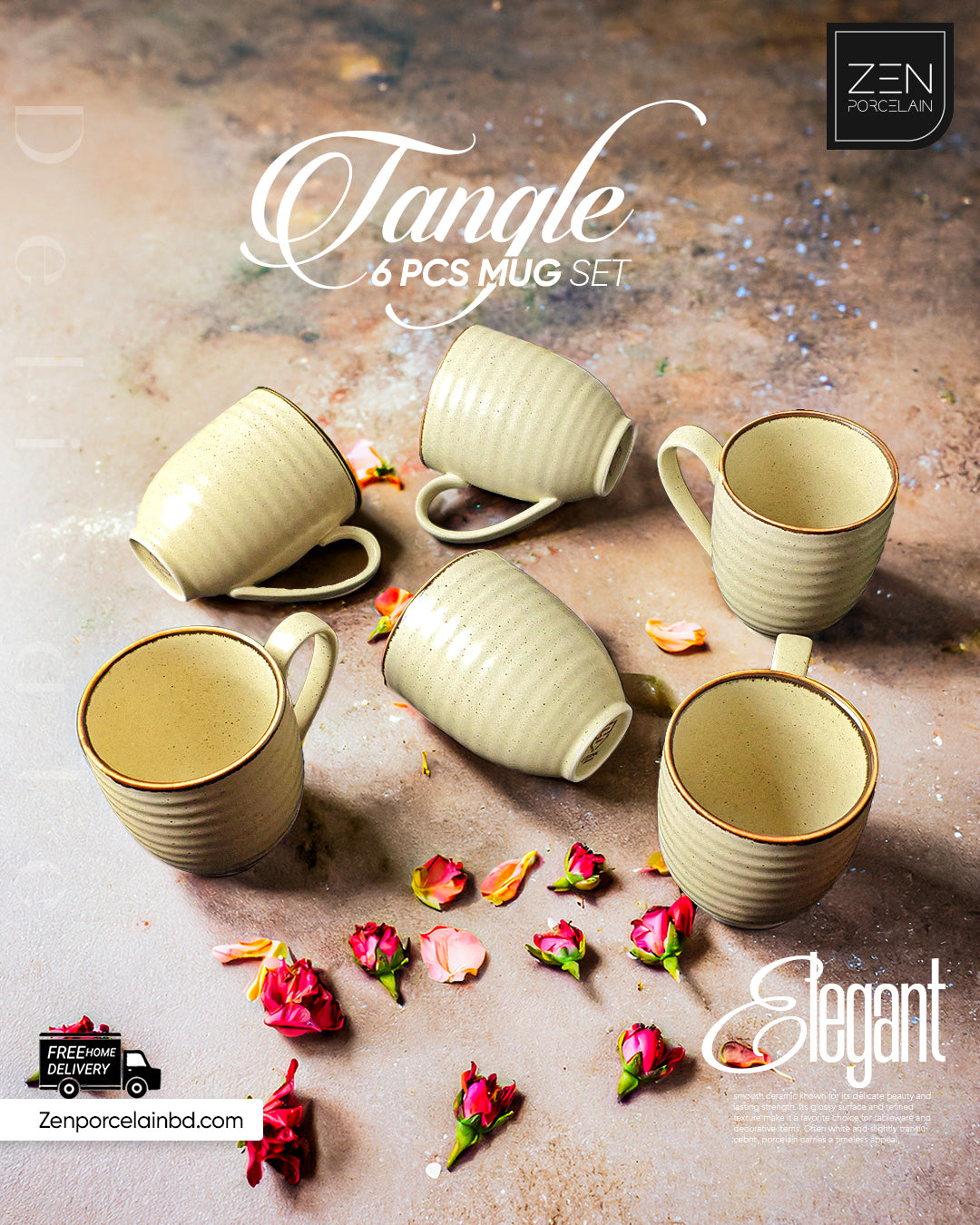 Tangle 6 Pieces Mug Set