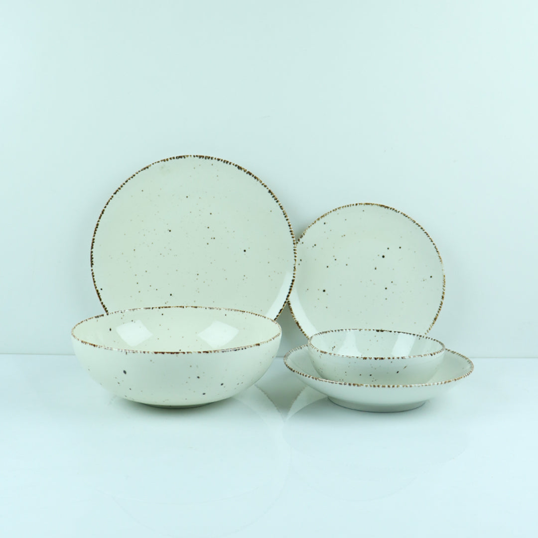 Alpha Ivory - 21 Pcs Dinner Set