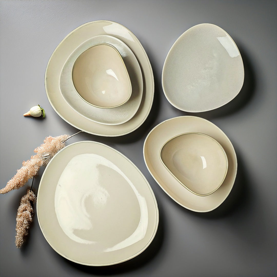 Trigo Dessert Stone - 20 Pieces Dinner Set