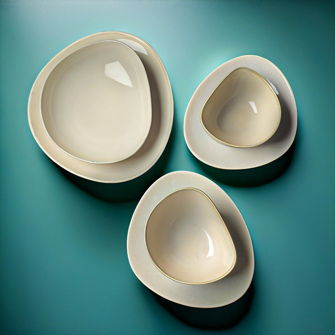 Trigo Dessert Stone - 20 Pieces Dinner Set