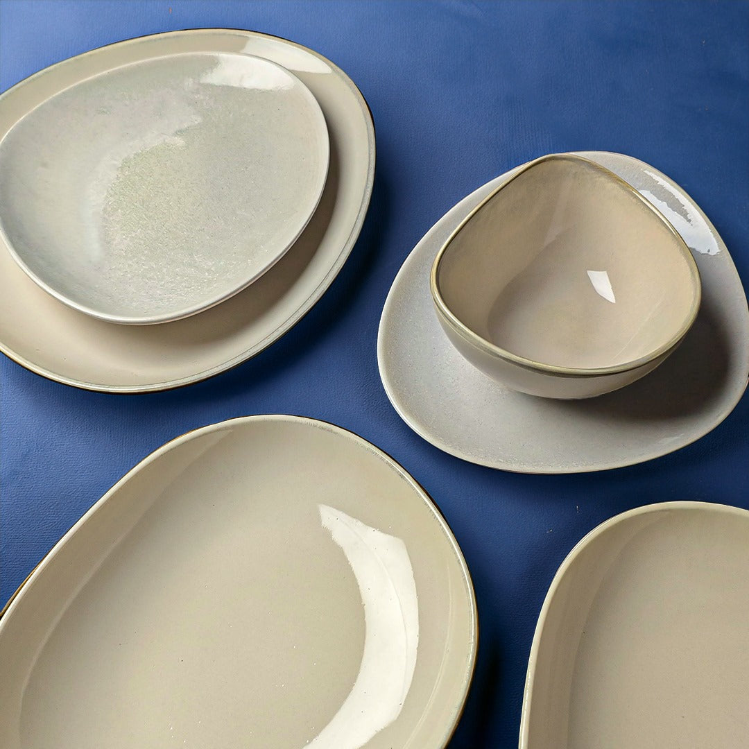 Trigo Dessert Stone - 20 Pieces Dinner Set