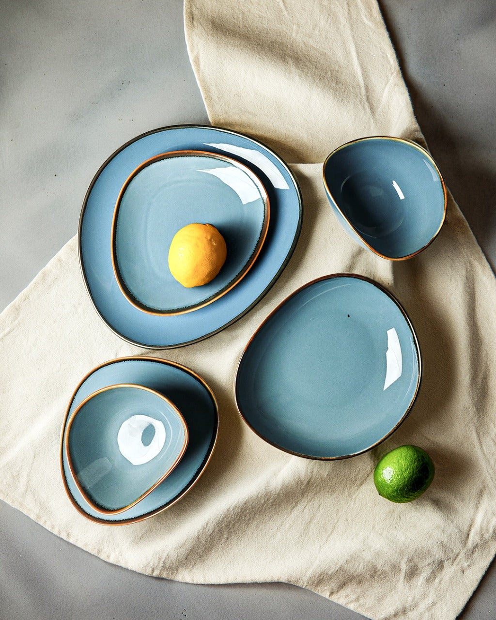 Trigo Ice Blue - 20 Pieces Dinner Set