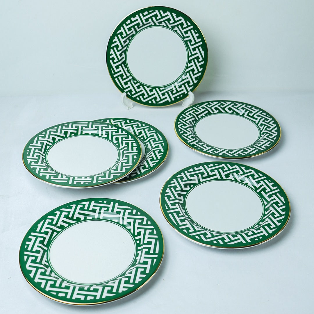 Ornate Green - 26 Pcs Dinner Set