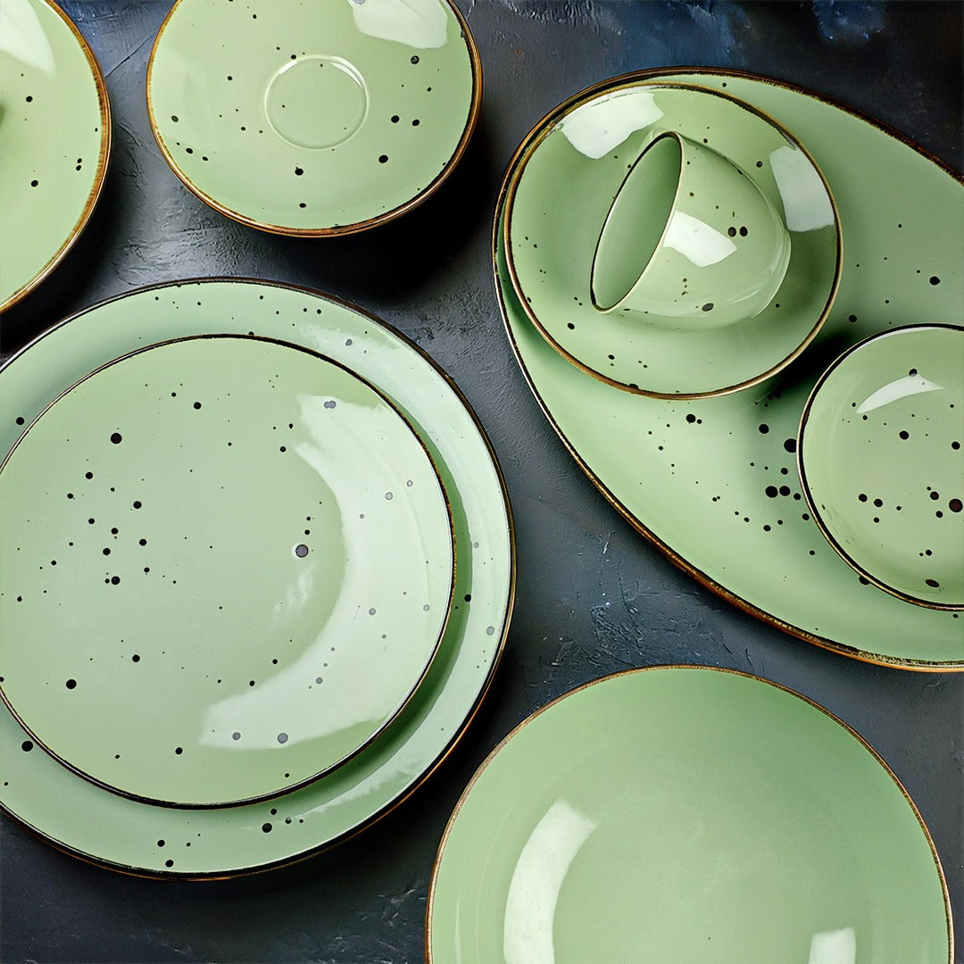 Sigma Green - Exclusive 32 Pieces Dinner Set