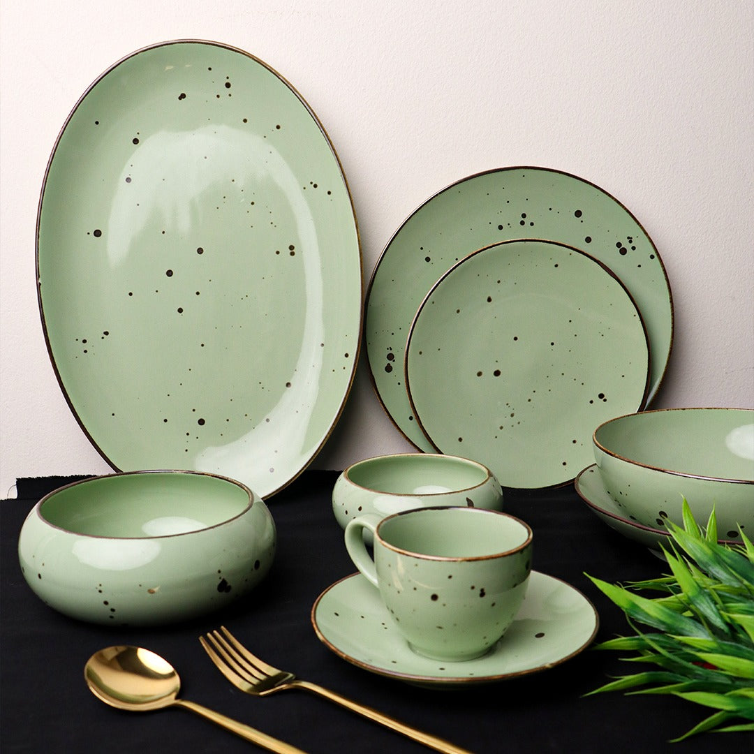 Sigma Green - Exclusive 32 Pieces Dinner Set
