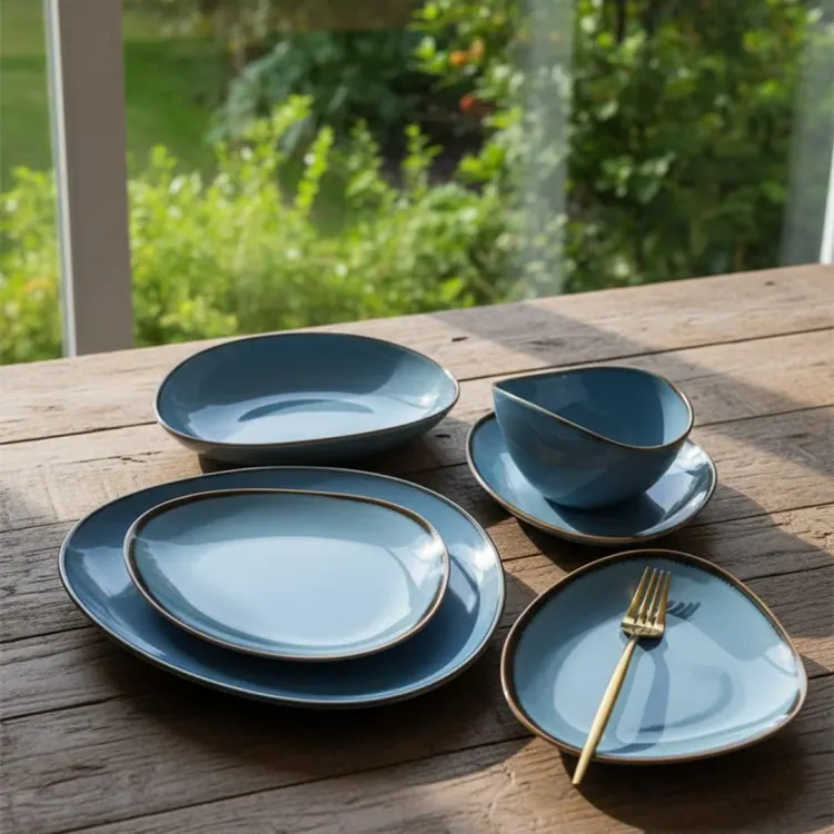 Trigo Ice Blue - 20 Pieces Dinner Set