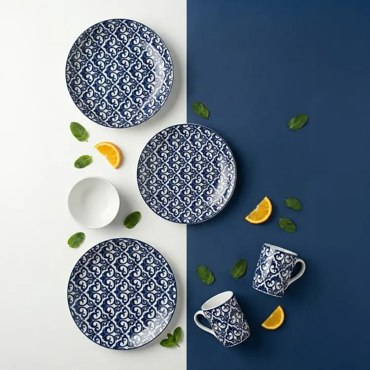 Blue Gem Dinner Set