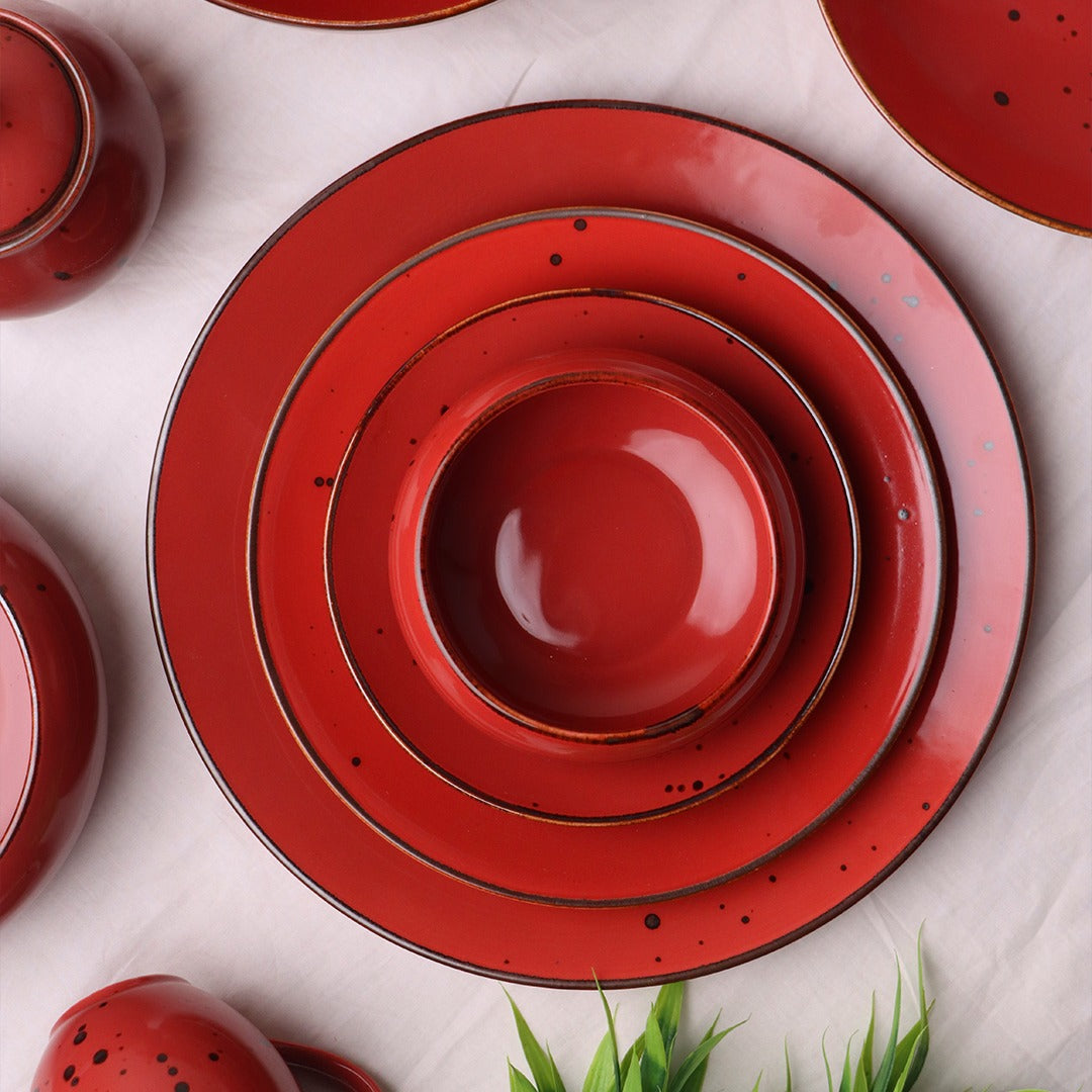 Sigma Red - Exclusive 32 Pieces Dinner Set
