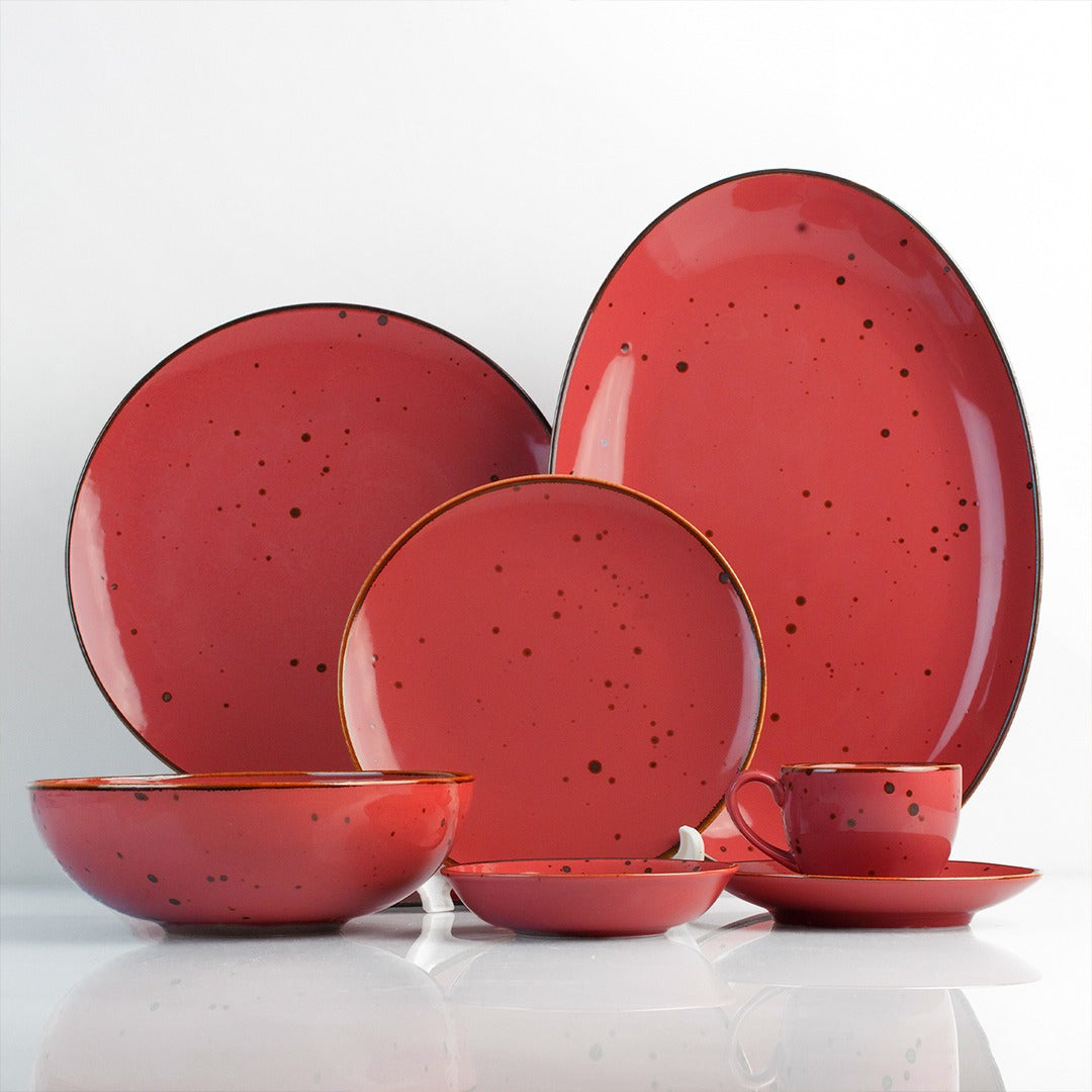 Sigma Red - Exclusive 32 Pieces Dinner Set