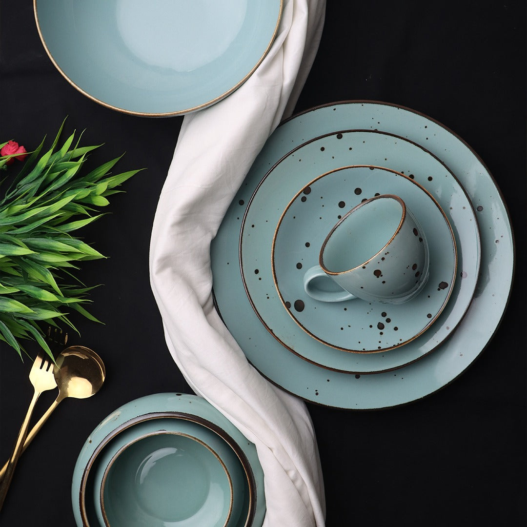 Sigma Sky - Sky Blue 32 Pieces Dinner Set